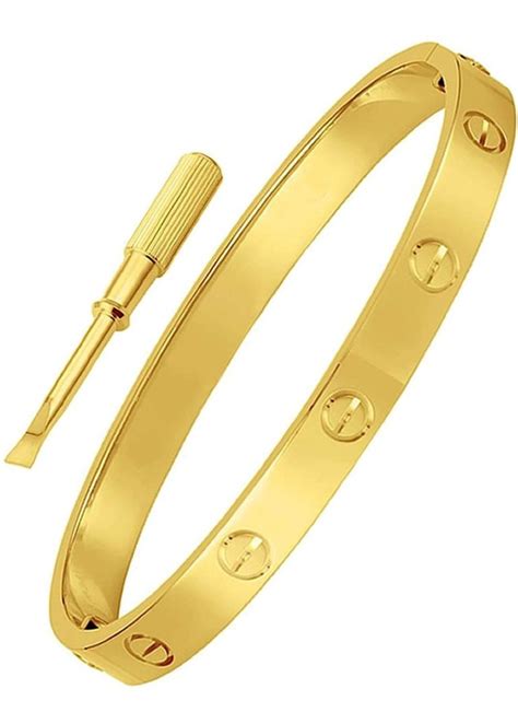 cartier gold bangle dupe|cartier trinity bracelet dupe.